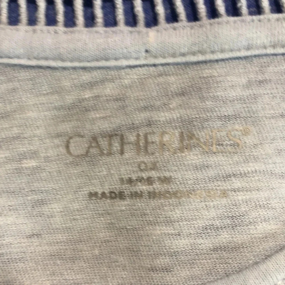 CATHERINES Short Sleeve Ombré Top - Picture 5 of 9